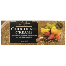 Alpha Dark Chocolate Creams 250g